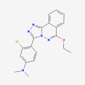 3-chloro-4-(6-ethoxy-[1,2,4]triazolo[3,4-a]phthalazin-3-yl)-N,N-dimethylaniline