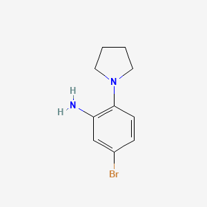 5-Bromo-2-(pyrrolidin-1-yl)aniline