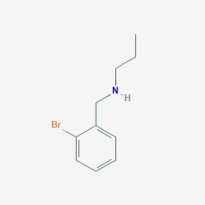 molecular formula C10H14BrN B1290865 [(2-溴苯基)甲基](丙基)胺 CAS No. 807343-04-0