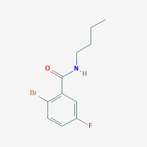 molecular formula C11H13BrFNO B1290866 2-Bromo-N-butyl-5-fluorobenzamide CAS No. 951884-19-8