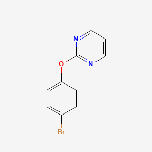 molecular formula C10H7BrN2O B1290870 2-(4-Bromophenoxy)pyrimidine CAS No. 1016838-18-8