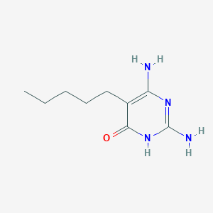 2,6-Diamino-5-pentylpyrimidin-4(1H)-one