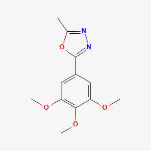 2-Methyl-5-(3,4,5-trimethoxyphenyl)-1,3,4-oxadiazole