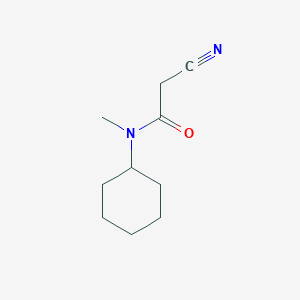 2-cyano-N-cyclohexyl-N-methylacetamide