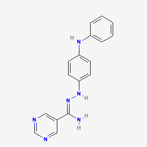 N'-(4-(Phenylamino)phenyl)pyrimidine-5-carboximidhydrazide