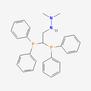 2-[2,2-Bis(diphenylphosphanyl)ethyl]-1,1-dimethylhydrazine