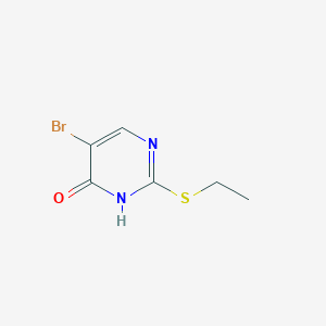 5-Bromo-2-(ethylsulfanyl)pyrimidin-4(3h)-one