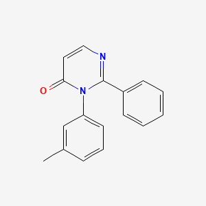 2-phenyl-3-(m-tolyl)pyrimidin-4(3H)-one