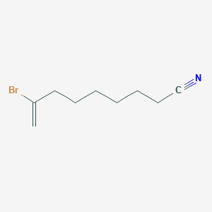 molecular formula C9H14BrN B1290898 8-溴-8-壬烯腈 CAS No. 951887-72-2