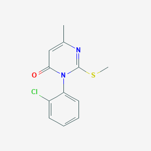 3-(2-Chlorophenyl)-6-methyl-2-(methylsulfanyl)pyrimidin-4(3H)-one