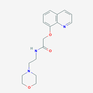 N-[2-(Morpholin-4-yl)ethyl]-2-[(quinolin-8-yl)oxy]acetamide