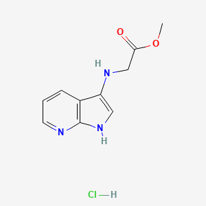 Methyl 2-((1H-pyrrolo[2,3-b]pyridin-3-yl)amino)acetate hydrochloride