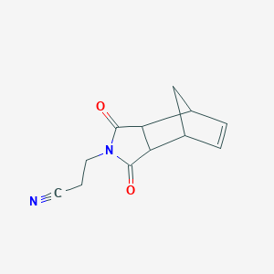 3-(1,3-Dioxo-1,3,3a,4,7,7a-hexahydro-2h-4,7-methanoisoindol-2-yl)propanenitrile