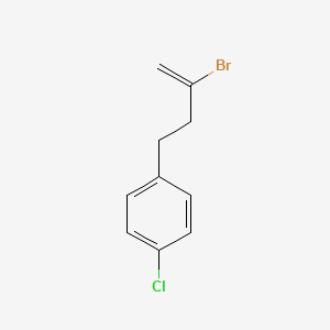 molecular formula C10H10BrCl B1290905 2-Bromo-4-(4-chlorophenyl)-1-butene CAS No. 731772-11-5