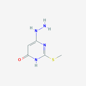 6-hydrazinyl-2-(methylthio)pyrimidin-4(1H)-one