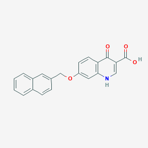 7-(naphthalen-2-ylmethoxy)-4-oxo-1H-quinoline-3-carboxylic acid