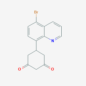 5-(5-Bromoquinolin-8-yl)cyclohexane-1,3-dione