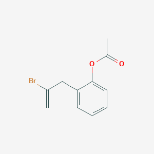 molecular formula C11H11BrO2 B1290924 3-(2-Acetoxyphenyl)-2-bromo-1-propene CAS No. 890097-74-2