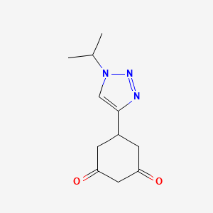 5-(1-Isopropyl-1H-1,2,3-triazol-4-yl)cyclohexane-1,3-dione