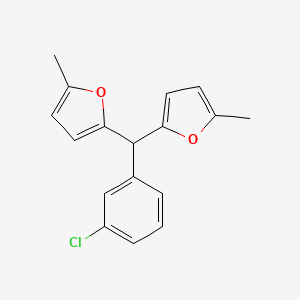 2,2'-[(3-Chlorophenyl)methylene]bis(5-methylfuran)