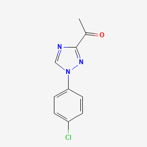 1-[1-(4-Chlorophenyl)-1H-1,2,4-triazol-3-yl]ethan-1-one