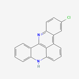 3-Chloro-8H-quino(4,3,2-kl)acridine