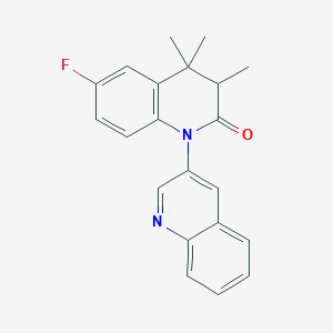 6-Fluoro-3,4,4-trimethyl-3,4-dihydro-2H-[1,3'-biquinolin]-2-one