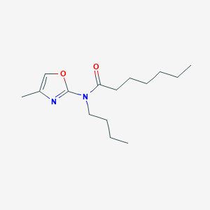 N-Butyl-N-(4-methyl-1,3-oxazol-2-YL)heptanamide