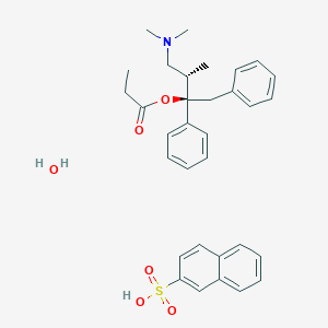 molecular formula C₂₂H₂₉NO₂ B129095 萘普罗西芬左丙氧芬 CAS No. 55557-30-7