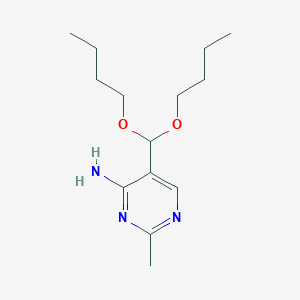 5-(Dibutoxymethyl)-2-methylpyrimidin-4-amine