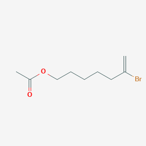 molecular formula C9H15BrO2 B1290956 7-Acetoxy-2-bromo-heptene CAS No. 731773-23-2