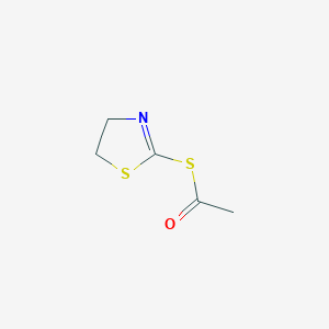 Ethanethioic acid, S-(4,5-dihydro-2-thiazolyl) ester