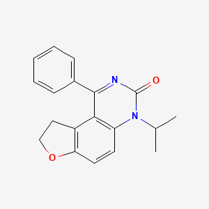 4-isopropyl-1-phenyl-8,9-dihydrofuro[3,2-f]quinazolin-3(4H)-one