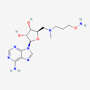 (2R,3S,4R,5R)-2-[[3-aminooxypropyl(methyl)amino]methyl]-5-(6-aminopurin-9-yl)oxolane-3,4-diol