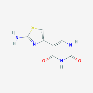 5-(2-Amino-1,3-thiazol-4-yl)pyrimidine-2,4(1H,3H)-dione