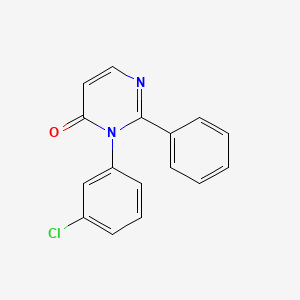 3-(3-Chlorophenyl)-2-phenylpyrimidin-4(3H)-one