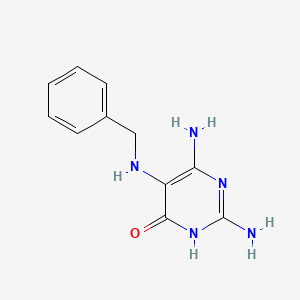 5-Benzylamino-2,6-diamino-4-pyrimidinone