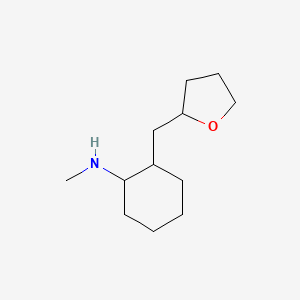 N-Methyl-2-[(oxolan-2-yl)methyl]cyclohexan-1-amine