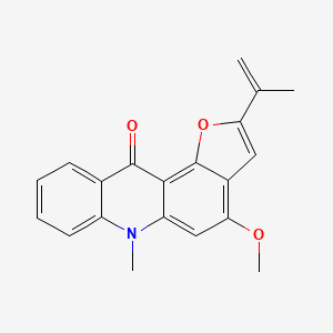 4-Methoxy-6-methyl-2-(prop-1-en-2-yl)furo[2,3-a]acridin-11(6H)-one