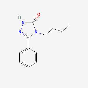 molecular formula C12H15N3O B1290973 4-Butyl-5-phenyl-2,4-dihydro-3H-1,2,4-triazol-3-one CAS No. 271798-46-0