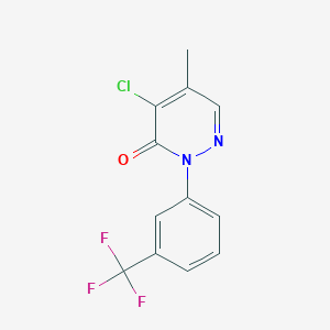 4-Chloro-5-methyl-2-(3-(trifluoromethyl)phenyl)pyridazin-3(2H)-one