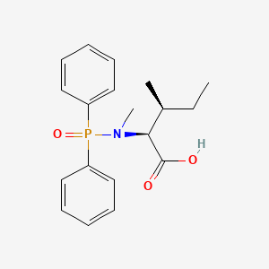 N-(Diphenylphosphoryl)-N-methyl-L-isoleucine