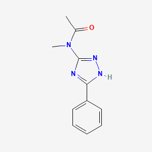 N-Methyl-N-(5-phenyl-1H-1,2,4-triazol-3-yl)acetamide