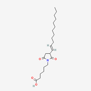 6-(3-(Dodec-1-en-1-yl)-2,5-dioxopyrrolidin-1-yl)hexanoic acid