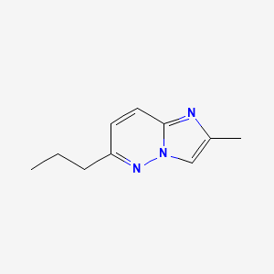 molecular formula C10H13N3 B12909852 2-Methyl-6-propylimidazo[1,2-b]pyridazine CAS No. 570416-46-5