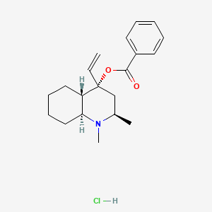 (2R,4S,4AS,8aS)-1,2-dimethyl-4-vinyldecahydroquinolin-4-yl benzoate hydrochloride