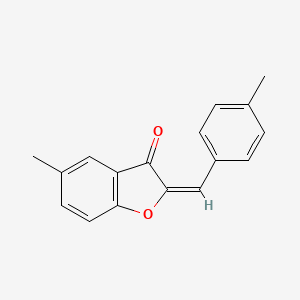 (E)-5-Methyl-2-(4-methylbenzylidene)benzofuran-3(2H)-one