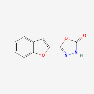 5-(1-Benzofuran-2-yl)-1,3,4-oxadiazol-2(3H)-one