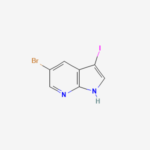 5-bromo-3-iodo-1H-pyrrolo[2,3-b]pyridine