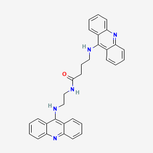 4-(9-Acridinylamino)-N-(2-(9-acridinylamino)ethyl)butanamide